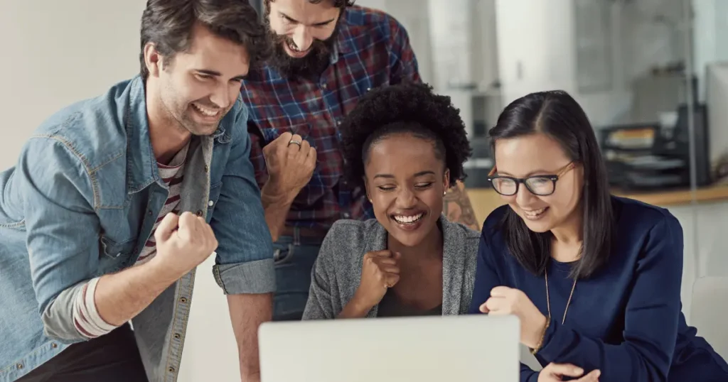 Students  Celebrating Benefits of Working Part-Time In Germany